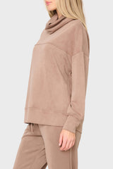 Cloud Scuba Mock Neck Everywhere Top