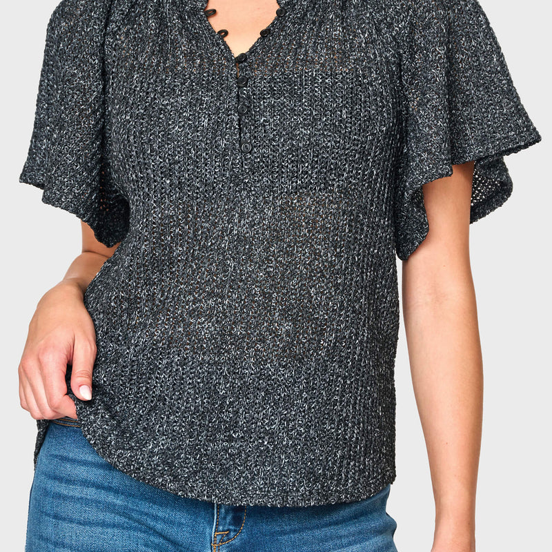 The Jordan Open Stitch Henley