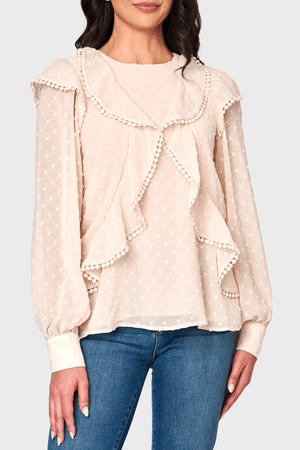 Ophelia Ruffle Boho Blouse