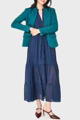 Kira Sleeveless Drawstring Midi Dress