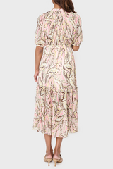 Kira Drawstring Midi Dress