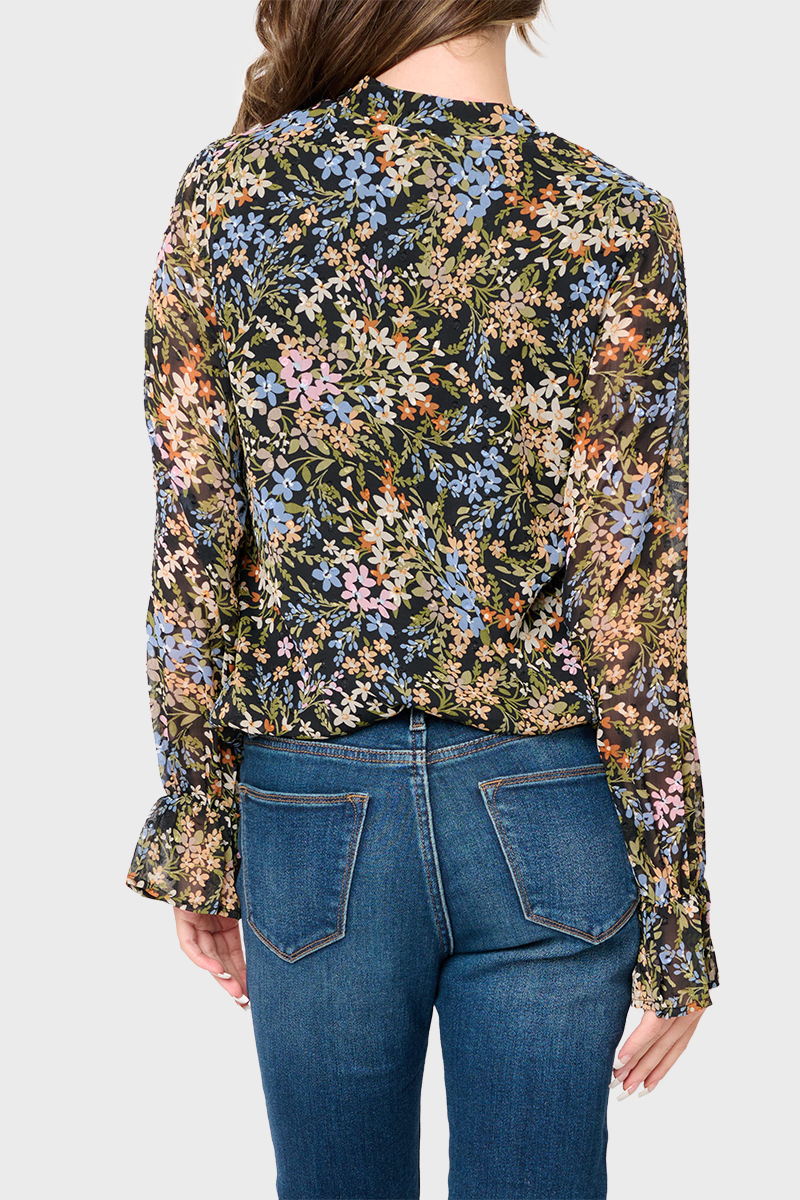 Surplice Short Sleeve Blouse main image 0