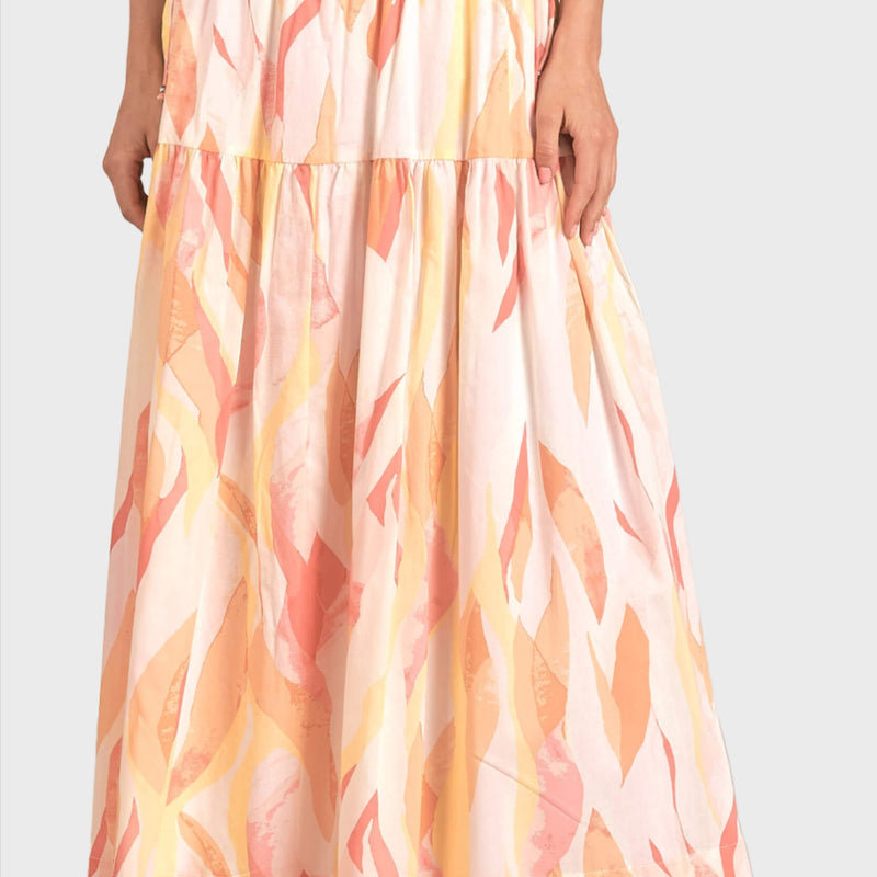 Elan Print Maxi Skirt