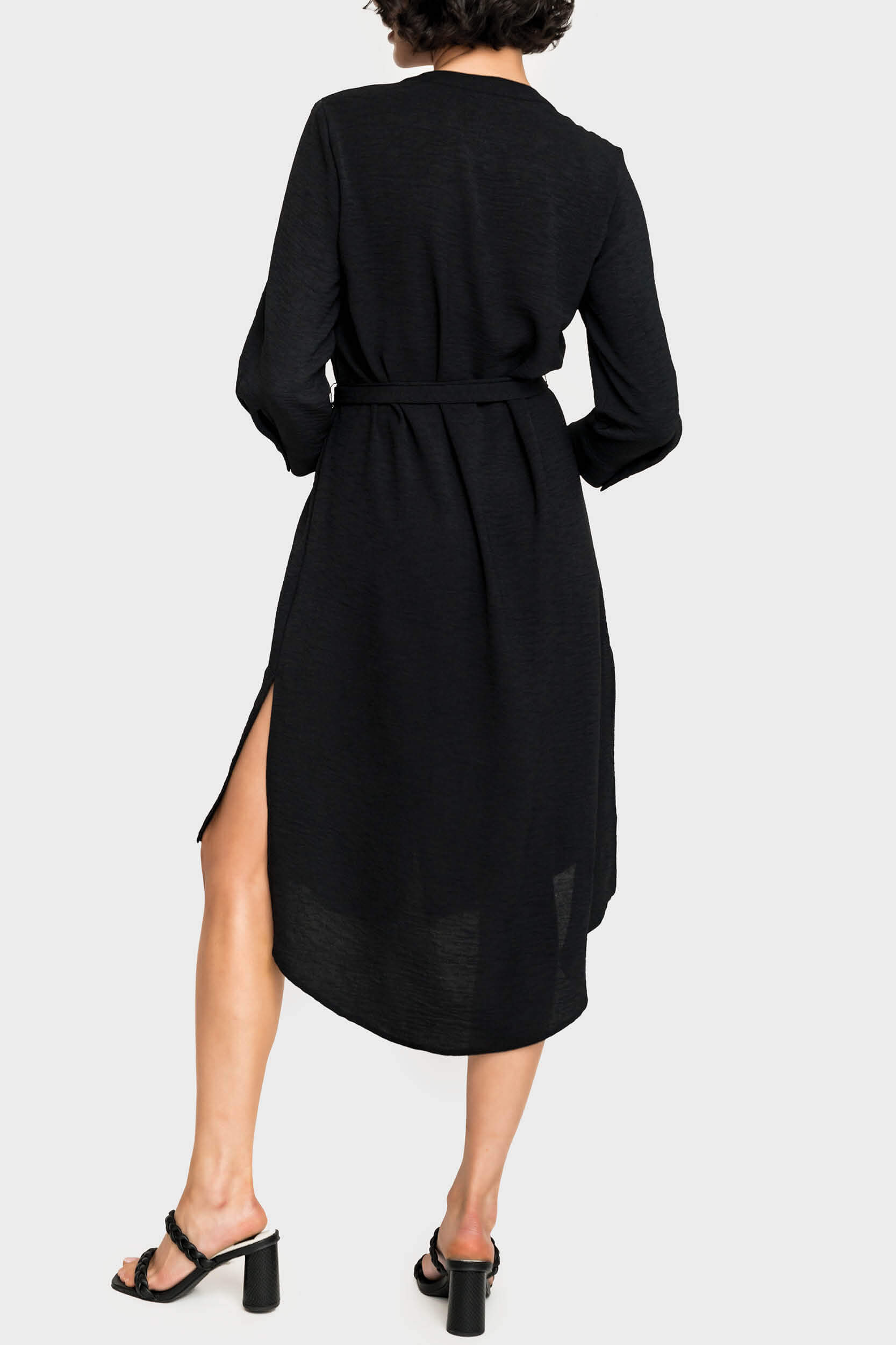 Belted Midi Shirtdress