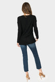 Long Sleeve V-Neck Essential Sweater Knit Top