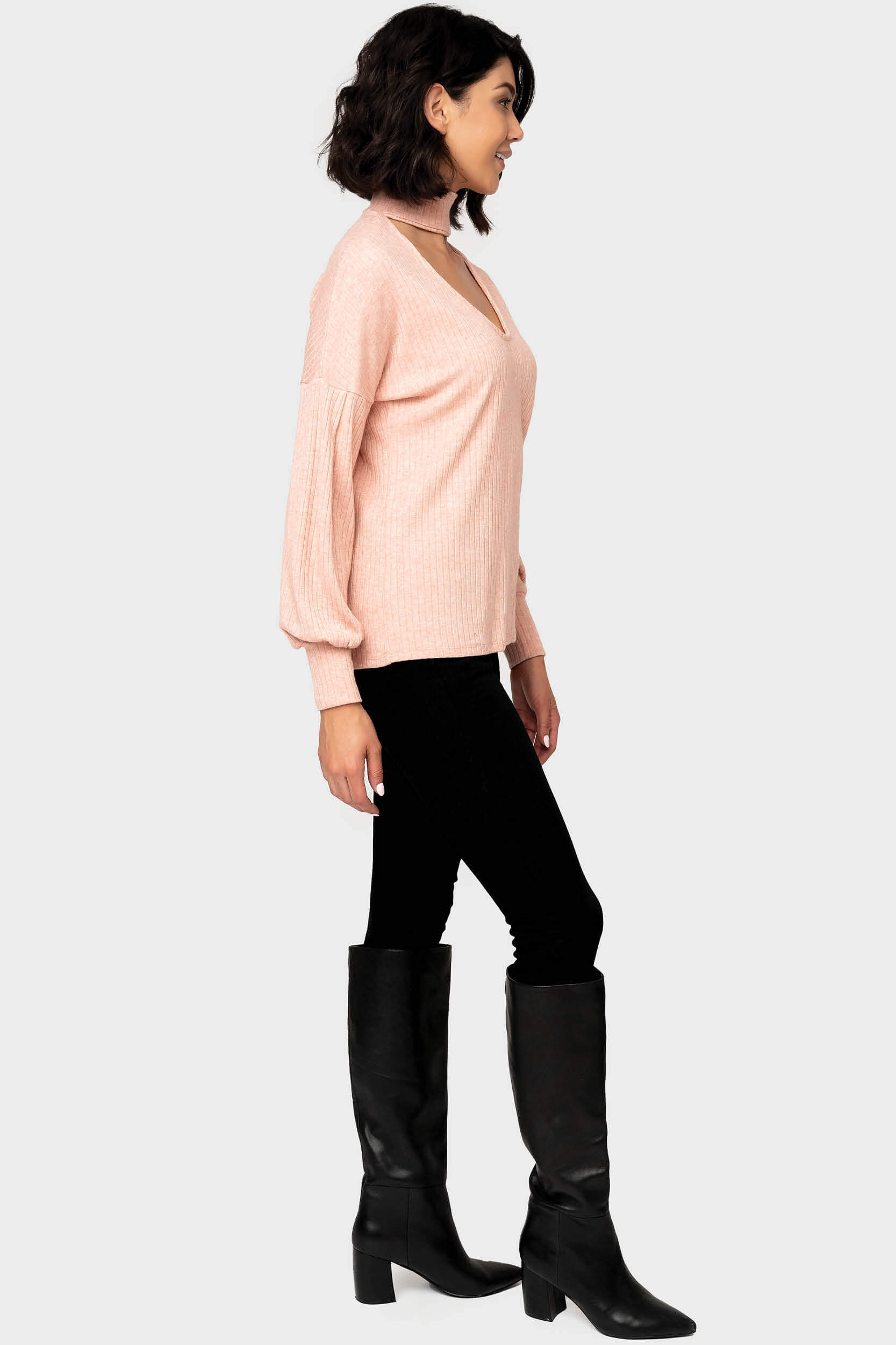 Heather Grey Women's Madalene V-Neck Cashmere Sweater Heather Grey –  Equipment