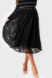 Party Lace Midi Skirt