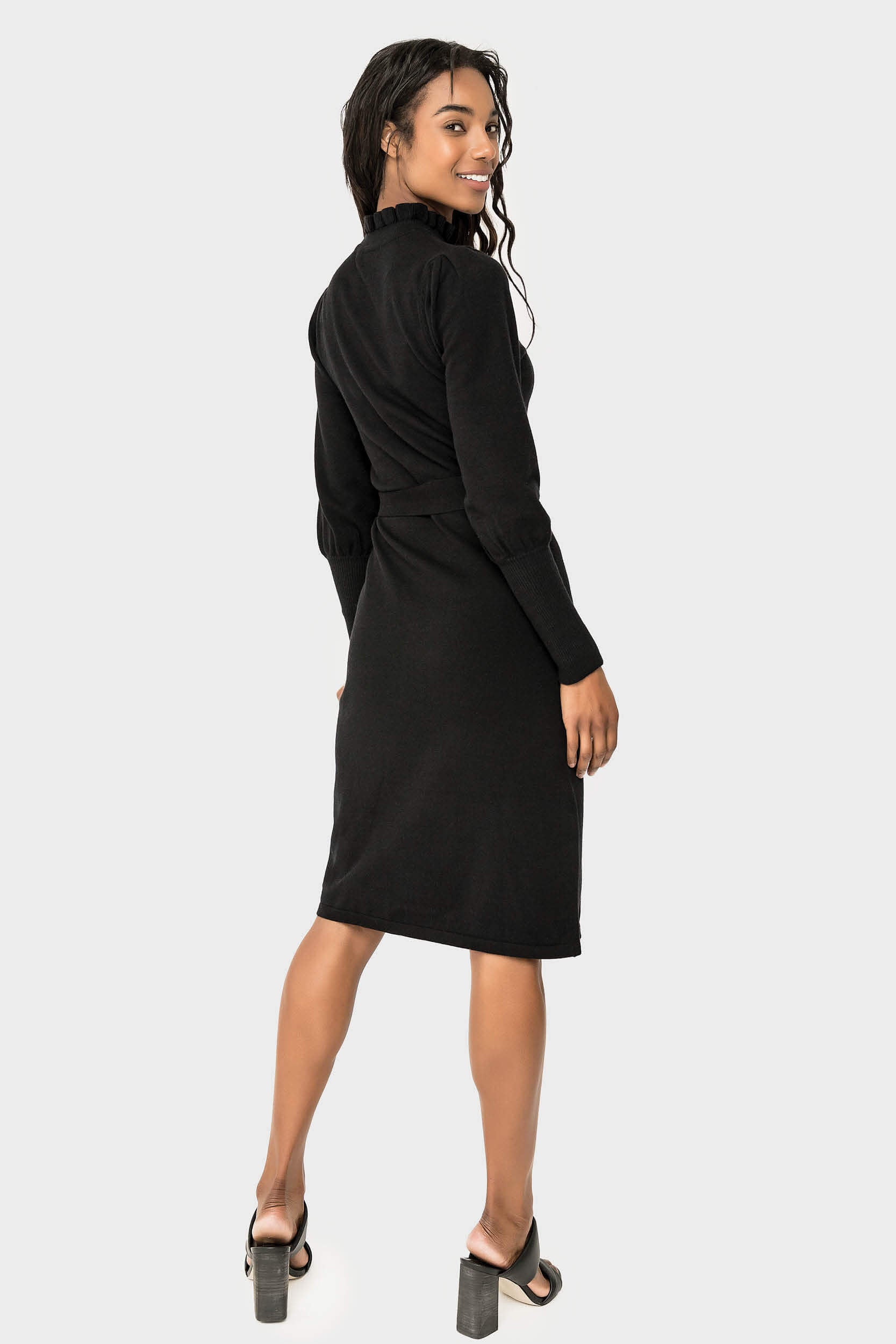 Payton Belted Cardigan Sweater Dress