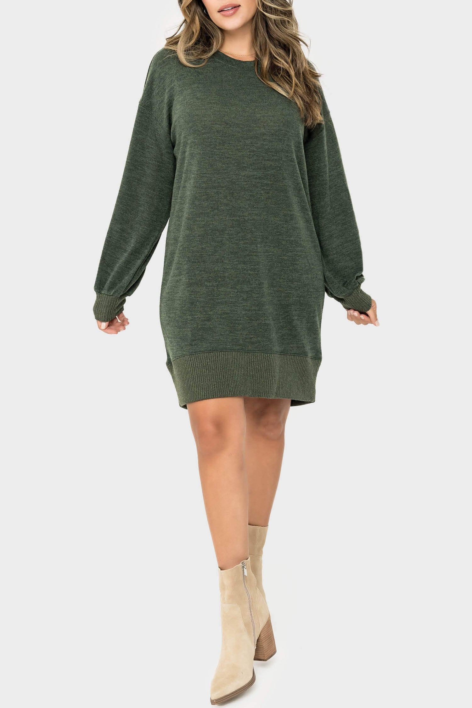 Long Sleeve Sweater Dress – Gibsonlook