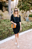 Lindsey Rouched Knit Dress