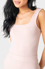 Essential Wear Everywhere Square Neck Bodysuit